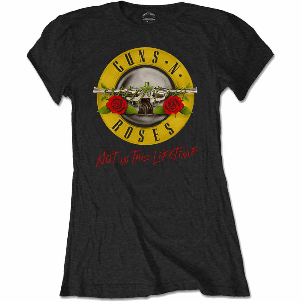 Guns N' Roses - Not In This Lifetime Tour Ladies T-shirt - Black